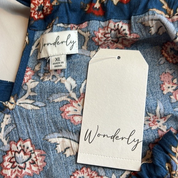 NWT’S Wonderly Women's Halter Maxi Floral Bohemian Dress SZ XL - Picture 7 of 8